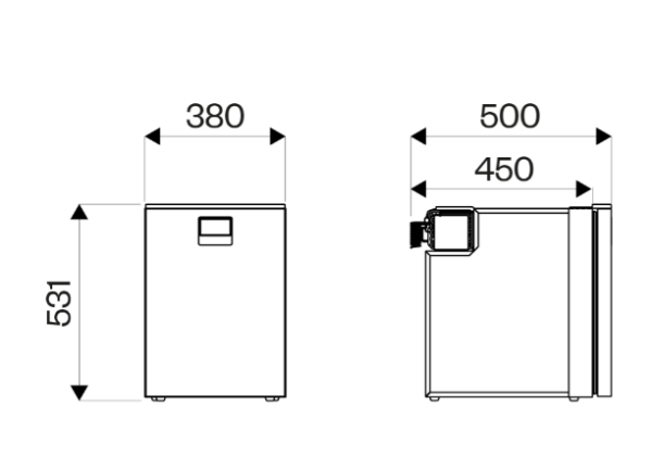 Компрессорный холодильник Indel B Cruise 49 Drawer 12/24V